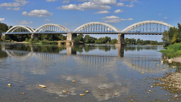 Riverside life on the Loire in the Loire Valley.