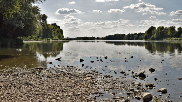 Riverside life on the Loire in the Loire Valley.