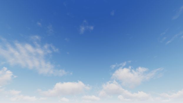 Cloudy blue sky abstract background, blue sky background with tiny clouds, 3d rendering

