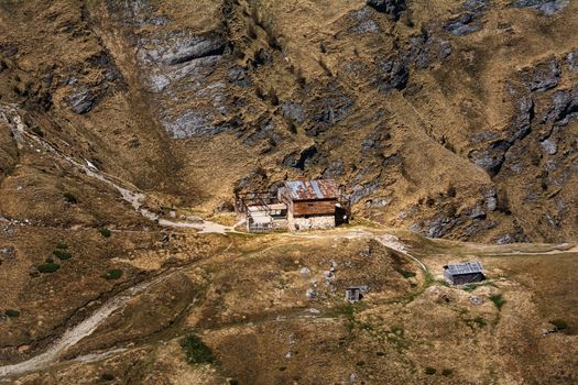 House in the Bucegi Mountains (South Carphatians) Romania