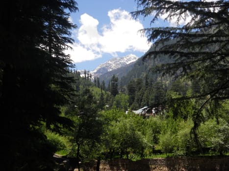 a natural panorama in India