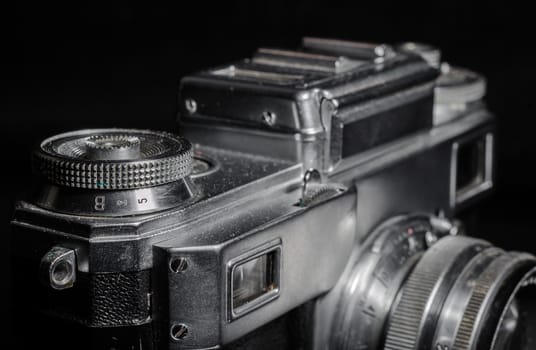 vintage camera closeup