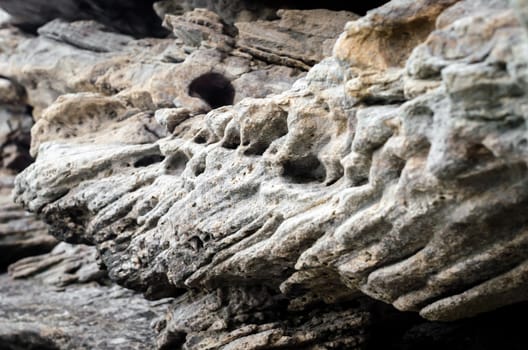 texture of volcanic stone