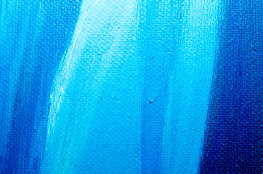 texture blue oil paint on canvas macro closeup