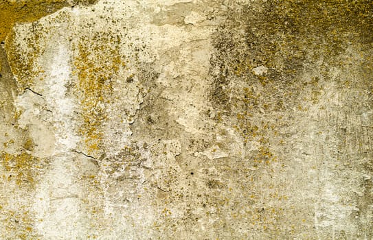 rusty texture old concrete wall with remnants of plaster
