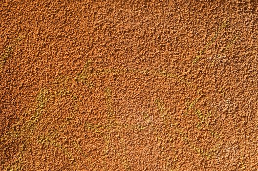 orange texture wall with orange plaster