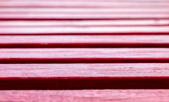 texture wooden boards painted red paint close-up