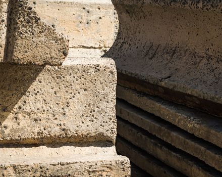 pattern stone blocks