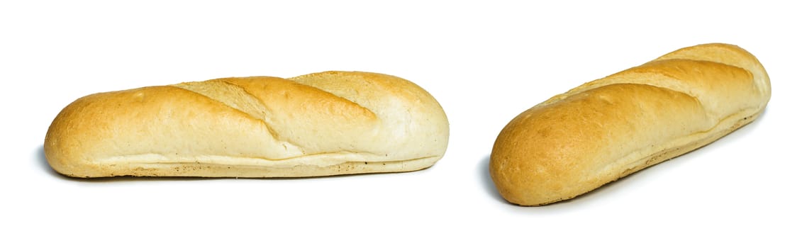 White isolated Bread