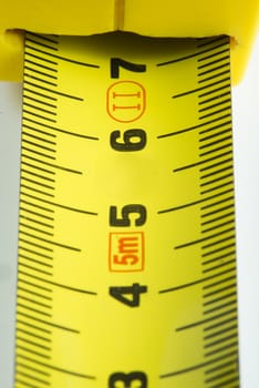 Yellow measuring tape