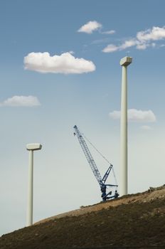 Installation of wind turbines