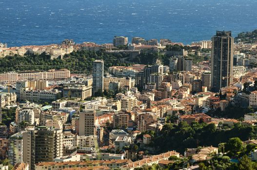 Bay of Monaco and Monte Carlo.Yachts and Ships