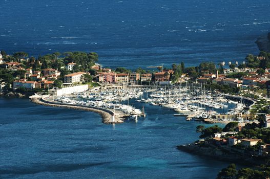 Bay of Monaco and Monte Carlo.Yachts and Ships