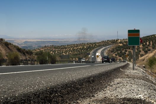 Highway outside the city .