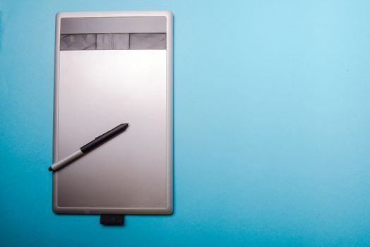 Graphic tablet with pen for illustrators and designers