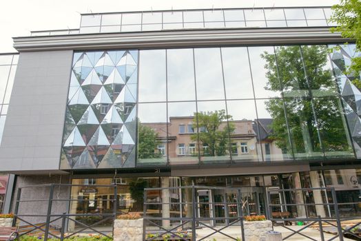 Modern shopping center outdoor in the Summer