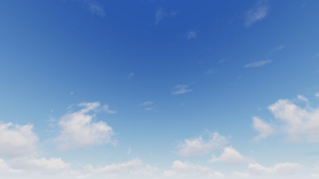 Cloudy blue sky abstract background, blue sky background with tiny clouds, 3d rendering

