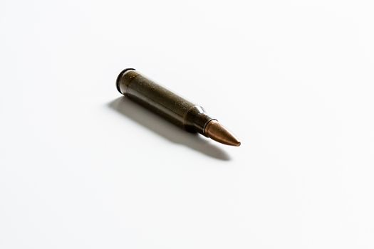 .223 round laying on it's side.