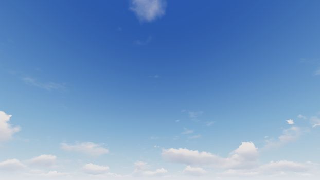 Cloudy blue sky abstract background, blue sky background with tiny clouds, 3d rendering

