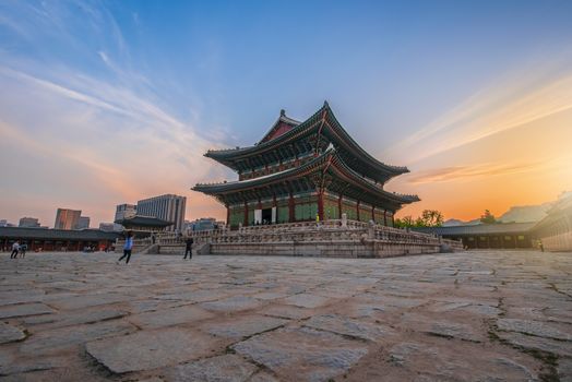 Geunjeongjeon, the Throne Hall at the Gyeongbokgung Palace, the