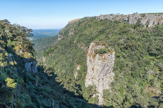 The Pinnacle Rock, a rock needle in a valley near Graskop in Mpumalanga