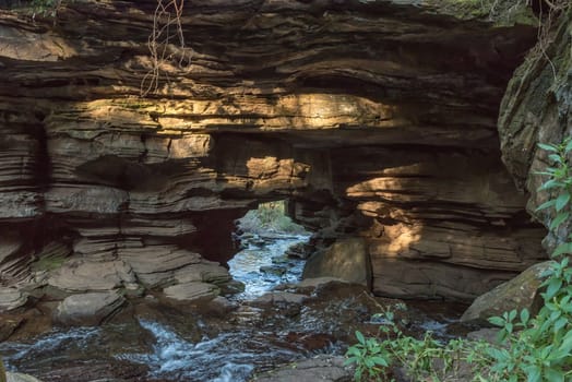 A natural rock bridge near Graskop in Mpumalanga