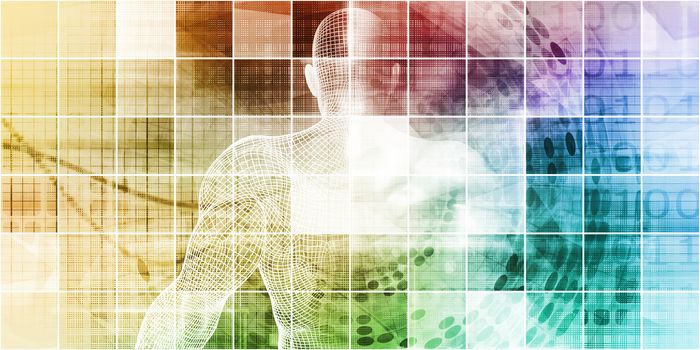 Futuristic Design Abstract Background as a Concept