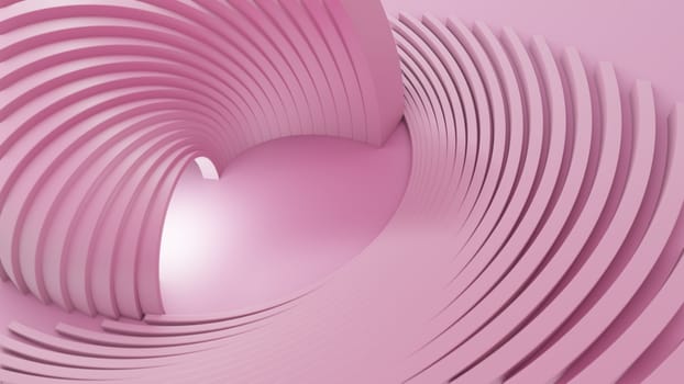 3D illustration, Abstract Minimal Fashion Background, Pink Shapes on Pink Pastel Background. Mock Up background Trend Style