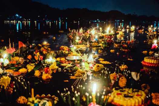 Loi Krathong festival, Loy Krathong Day is one of the most popular festivals of Thailand celebrated annually on the Full-Moon Day of the Twelfth Lunar Month.