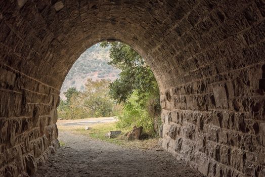 The eastern exit of the historic railroad tunnel at Waterval Boven in Mpumalanga