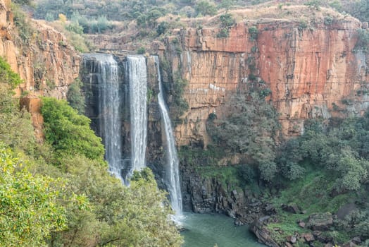 The 75 m high Elands River Falls at Waterval Boven in Mpumalanga