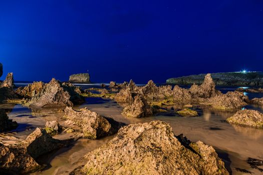 View of the Toro Beach, Llanes, Asturias, Spain