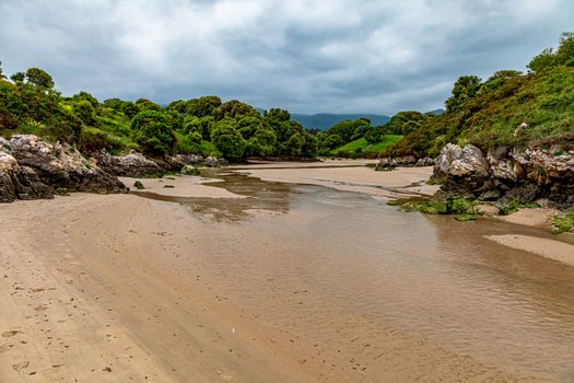 Beach of Poo near to Llanes village, Asturias, Spain