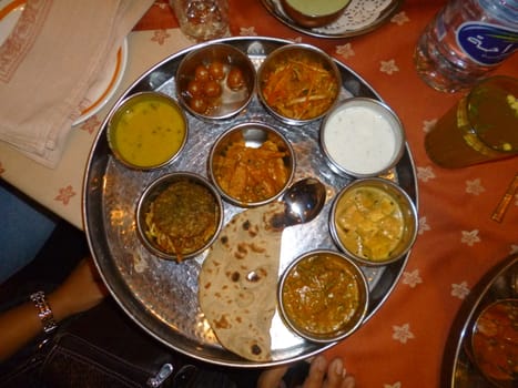 the traditional indian cuisine