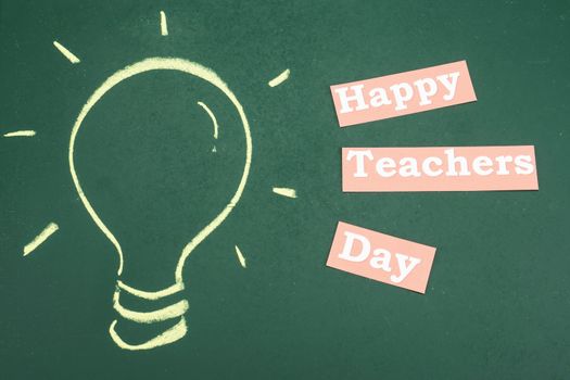 World Teachers' Day background - 5 October Unesco World Teachers's Day celebration concept