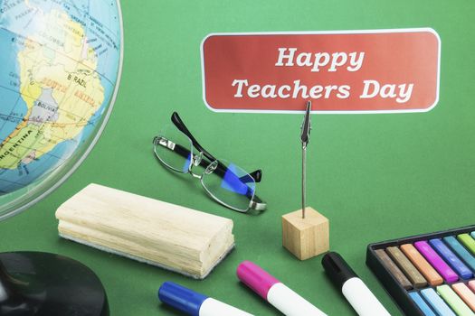 World Teachers' Day background - 5 October Unesco World Teachers's Day celebration concept