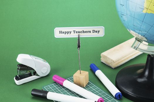 World Teachers' Day background - 5 October Unesco World Teachers's Day celebration concept