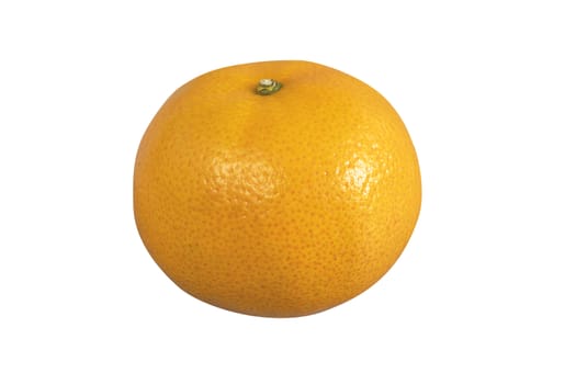 Fresh orange fruit isolated over white background WITH CLIPPING PATH - tropical orange fruit for background use
