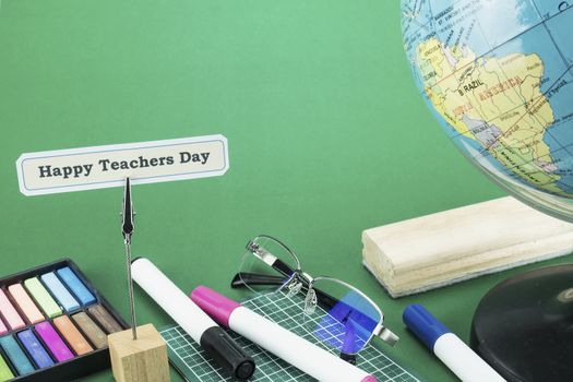 World Teachers' Day background - 5 October Unesco World Teachers's Day celebration concept