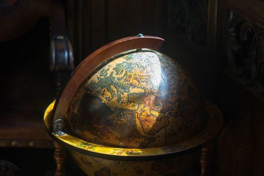 A beautiful old historic globe