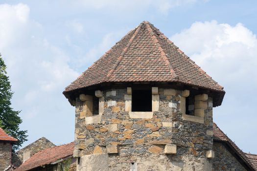 Czocha Castle - a defensive border castle located in the town of Sucha (Czocha), Leśna commune, at the Leśniański Lagoon in Kwisa in the Polish part of Upper Lusatia. The original name was probably Czajków (1329: castrum Caychow), before 1945 Tzschoch.