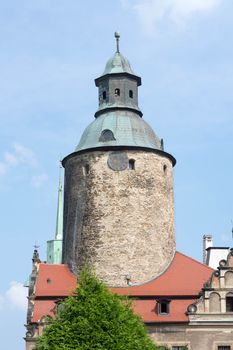 Czocha Castle - a defensive border castle located in the town of Sucha (Czocha), Leśna commune, at the Leśniański Lagoon in Kwisa in the Polish part of Upper Lusatia. The original name was probably Czajków (1329: castrum Caychow), before 1945 Tzschoch.