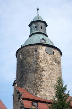 Czocha Castle - a defensive border castle located in the town of Sucha (Czocha), Leśna commune, at the Leśniański Lagoon on Kwisa in the Polish part of Upper Lusatia. The original name was probably Czajków (1329: castrum Caychow), before 1945 Tzschoch.