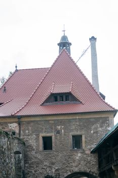 Czocha Castle - a defensive border castle located in the town of Sucha (Czocha), Leśna commune, at the Leśniański Lagoon on Kwisa in the Polish part of Upper Lusatia. The original name was probably Czajków (1329: castrum Caychow), before 1945 Tzschoch.