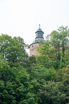 Czocha Castle - a defensive border castle located in the town of Sucha (Czocha), Leśna commune, at the Leśniański Lagoon on Kwisa in the Polish part of Upper Lusatia. The original name was probably Czajków (1329: castrum Caychow), before 1945 Tzschoch.