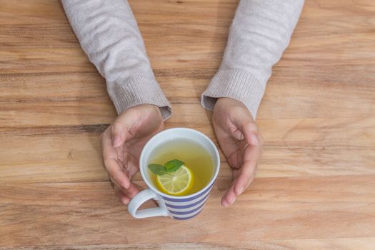 Healthy hot tea for respiratory diseases