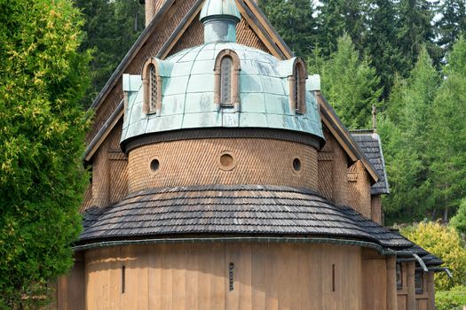 Mountain Church of Our Savior (commonly known as the Wang Church or Wang Temple) - an evangelical parish church in Karpacz in the Giant Mountains, moved in 1842 from the town of Vang, located on Lake Vangsmjøsa in Norway.