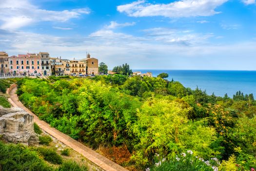 italian seaside city of Vasto - Abruzzo region in Italy .