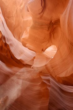 Sandstone wall in Lower Antelope Canyon, Arizona