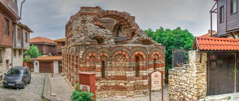 Nessebar, Bulgaria – 07.10.2019. Church of the Holy Archangels Michael and Gabriel
in Nessebar, Bulgaria, on a cloudy summer morning